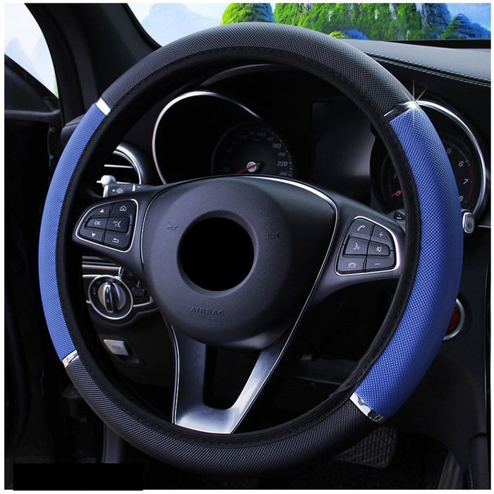 Universal Leather Steering Wheel Cover